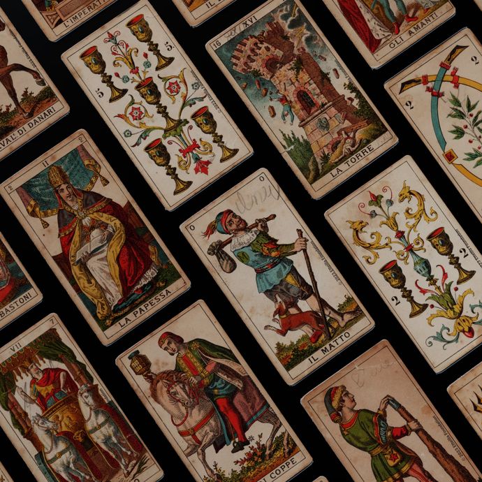 Tarocco Sopraffino Avondo: 1862 Divination Tarot Deck Digitized